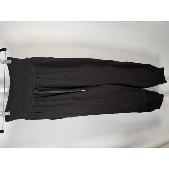 NWT Halara Small Black Sweatpants High Waisted Jogger Lounge Pants Size Small - Picture 3 of 6